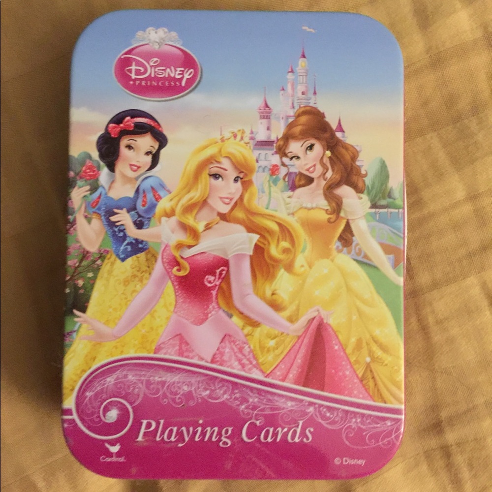 Princess playing cards